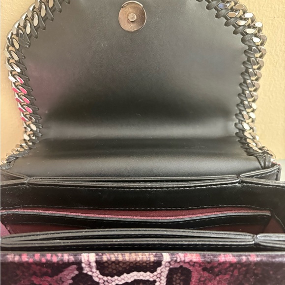 STELLA MCCARTNEY purple snakeskin velvet Falabella Box Bag - Picture 7 of 8